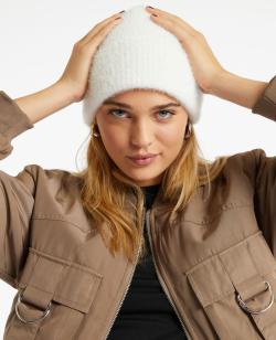 Bonnet en maille fluffy