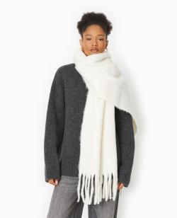 Grande écharpe en maille ultra douce