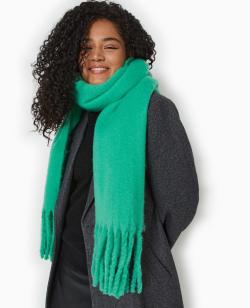 Grande écharpe en maille ultra douce