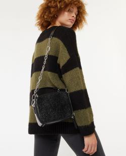 Sac boxy avec bandoulière grosse chaîne