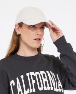 Casquette effet tweed