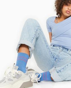 Paire de chaussettes avec bandes