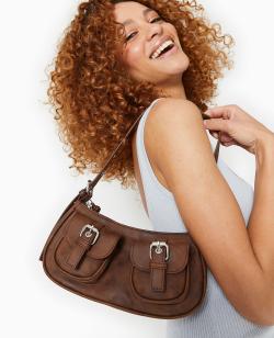 Sac multipoche en simili effet used