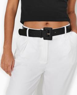 Ceinture avec boucle rectangulaire