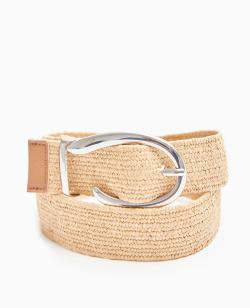 Ceinture en paille élastiquée