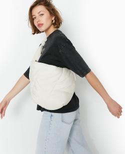 Grand sac en matière matelassée