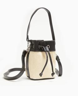 Mini sac seau bi-matière