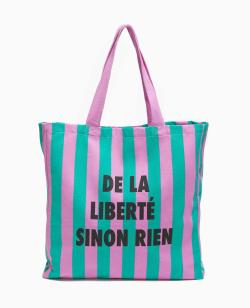 Tote bag XXL rayé