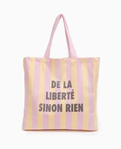Tote bag XXL rayé