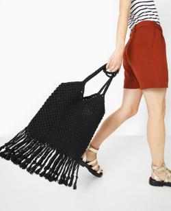 Sac en crochet avec franges