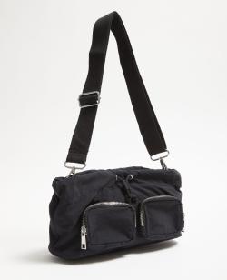Sac souple en nylon avec poches et lien coulissant