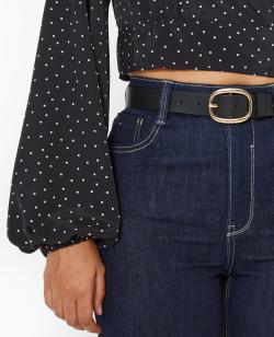 Ceinture avec boucle ovale
