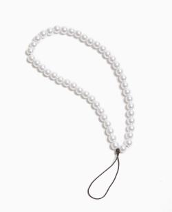 Dragonne de téléphone avec perles