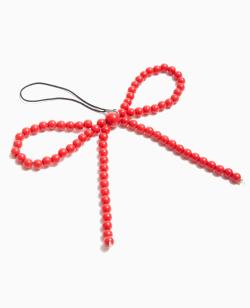 Bijou de téléphone nœud en perles