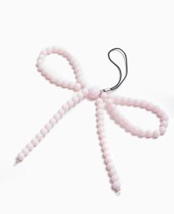 Bijou de téléphone nœud en perles