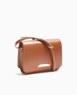 Sac boxy en simili cuir