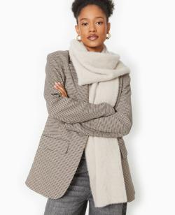 Echarpe en maille fluffy ultra douce