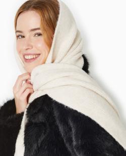 Echarpe en maille ultra douce