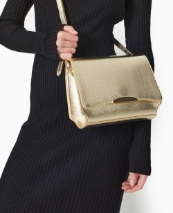 Sac boxy avec détail métal sur rabat