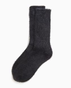 Paire de chaussettes en maille douce et poilue