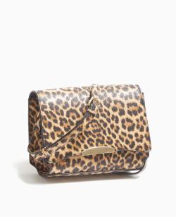 Sac boxy motif léopard