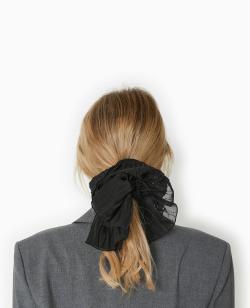 Maxi chouchou en tissu transparent