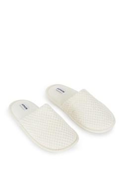 Paire de chaussons fourrure forme mules