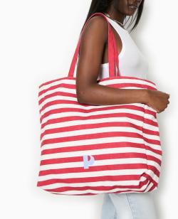 Grand totebag rayé