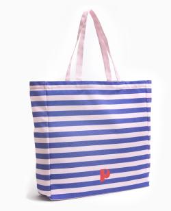 Grand totebag rayé