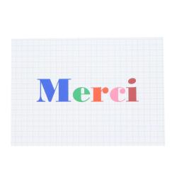 Carte de voeux multicolore 