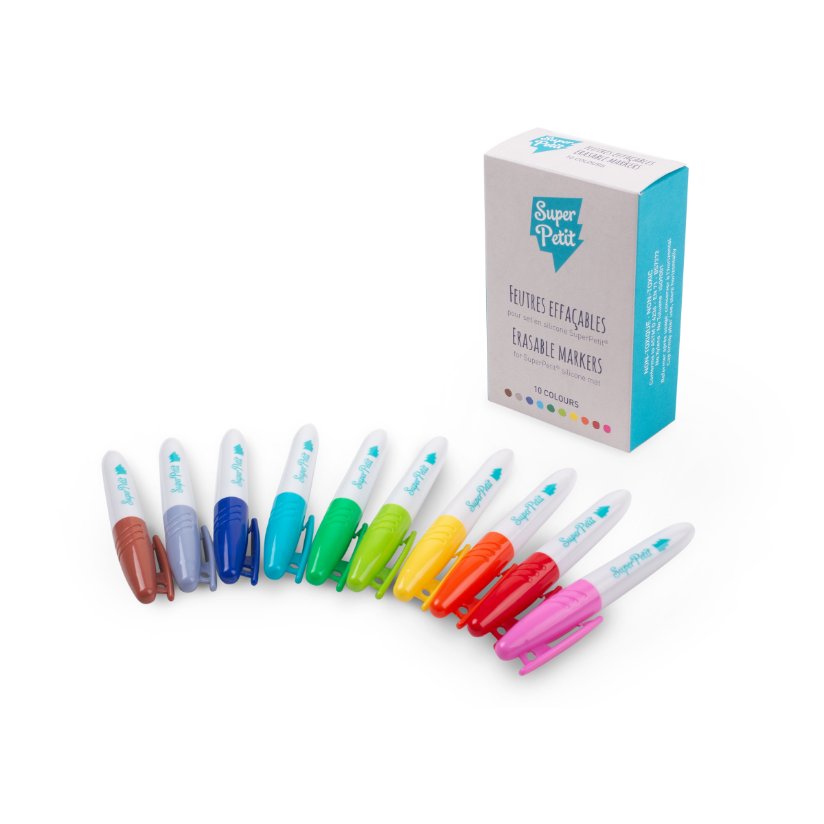 Boîte de 10 feutres pour silicone