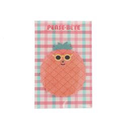 Bloc-notes adhésif ananas