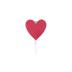 Patere coeur rouge