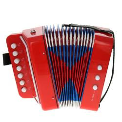 Jouet accordéon enfant rouge