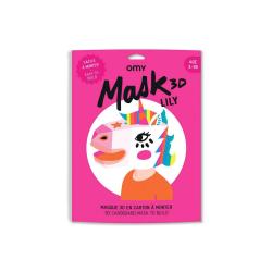 Masque 3D licorne Lily