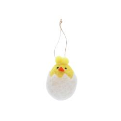 Suspension poussin en feutrine