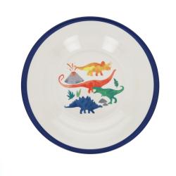 Assiette creuse motifs dinosaures