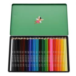 Boite de 36 crayons de couleurs motifs fleurs