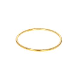 Bracelet jonc en aluminium doré