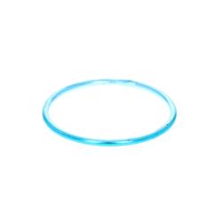 Bracelet jonc en aluminium turquoise