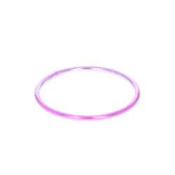 Bracelet jonc en aluminium rose