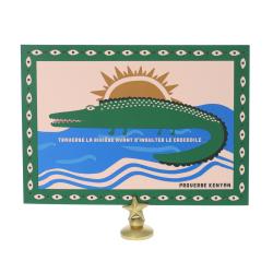 Carte proverbe Kenyan crocodile