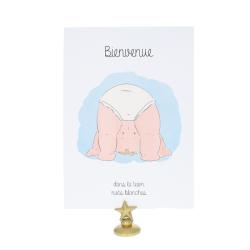 Carte naissance bienvenue nuits blanches