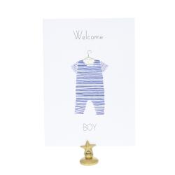 Carte naissance Welcome Boy