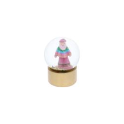 Mini boule à neige père noël multicolore
