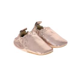 Chaussons bébé Festonette rose brillant 12-18 mois