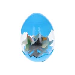 Œuf bleu contenant 6 oiseaux