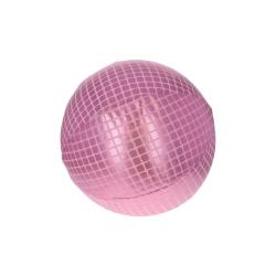 Ballon gonflable à facettes rose 22 cm