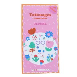 Set de 2 planches de tatouages temporaires 