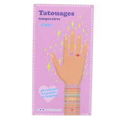 Set 2 planches de tatouages temporaires 